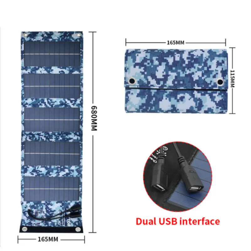 10W 5V Folding Solar Charger Panel Pi-80