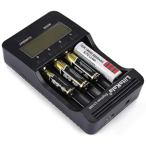 18650/26650 Lithium battery charger with split capacity with LCD display AZ2030