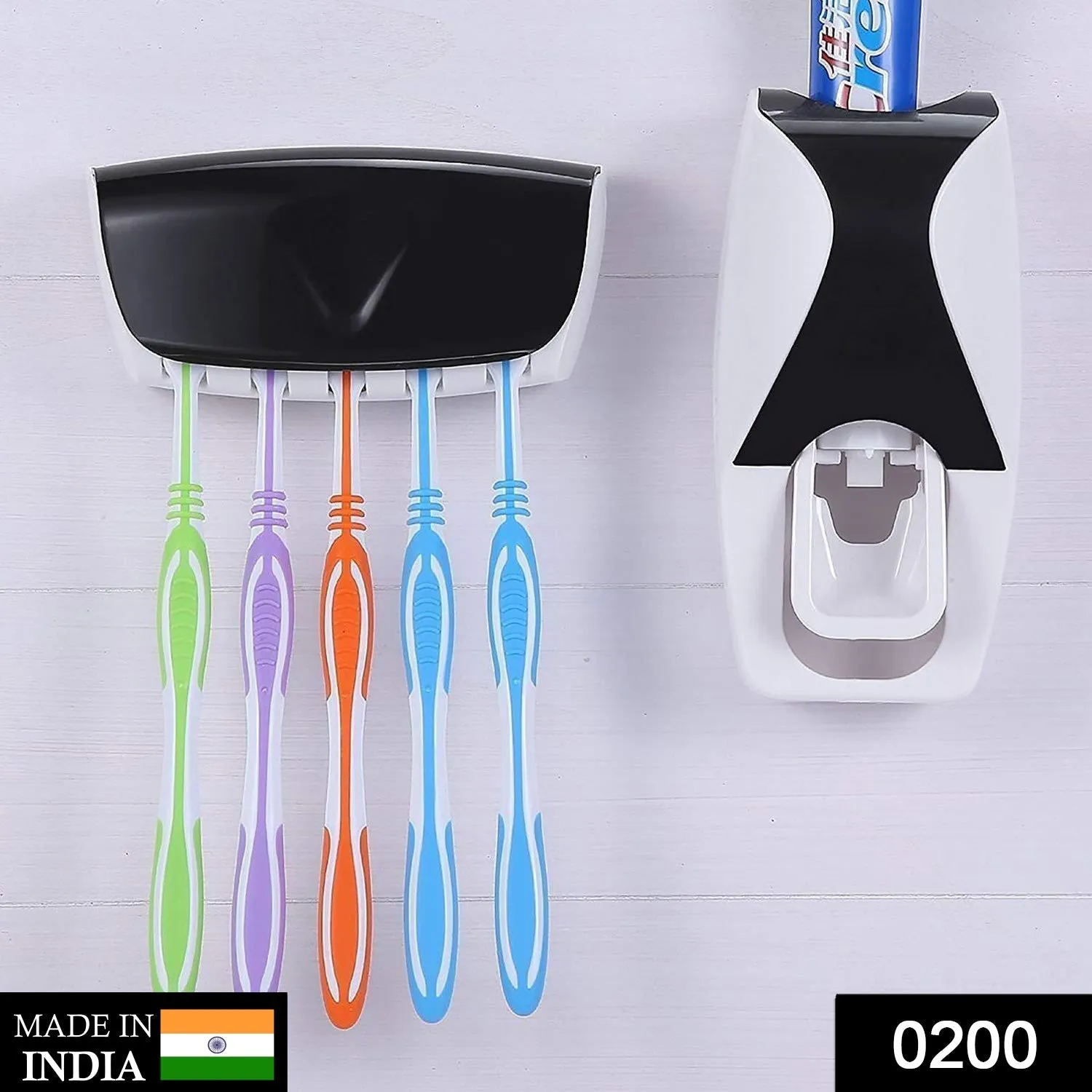 200 Toothpaste Dispenser & Tooth Brush with Toothbrush