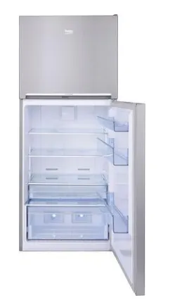 28" Freezer Top Stainless Steel Refrigerator with Auto Ice Maker