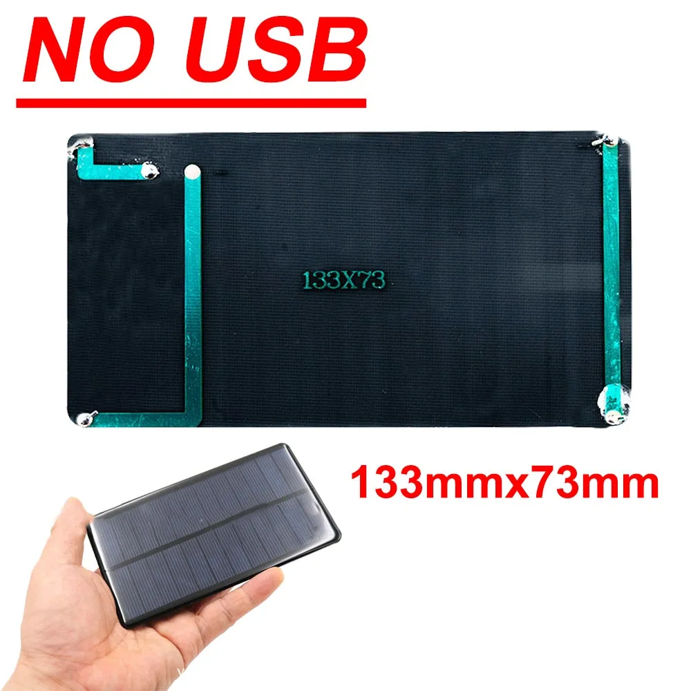 30W Portable Solar Panel 5V Solar Plate with USB