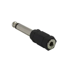 3.5mm Mono Female to 1/4 inch Mono Male Adapter