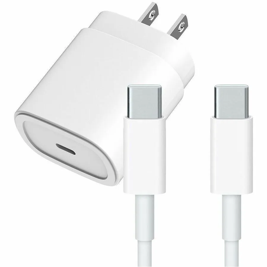 4XEM 25W USB-C Charging Kit compatible for iPhone 15 Pro and iPhone 15 Pro Max - White