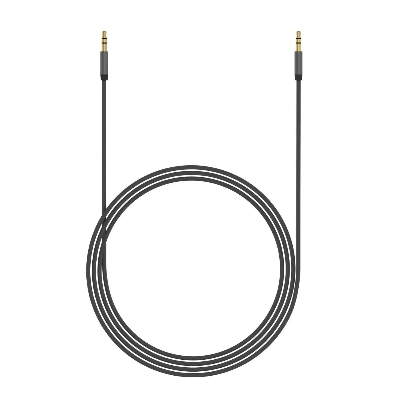 6ft Aux Cable - Dark Gray