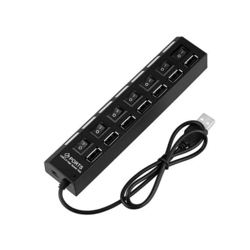 7 Port USB Hi-Speed Charging hub