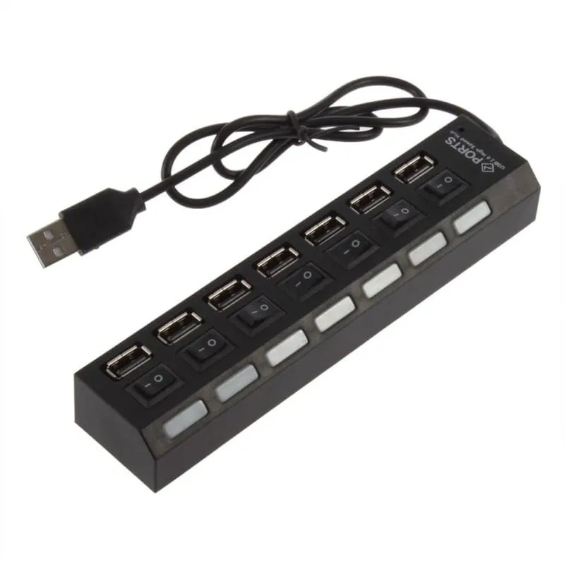 7 Port USB Hi-Speed Charging hub