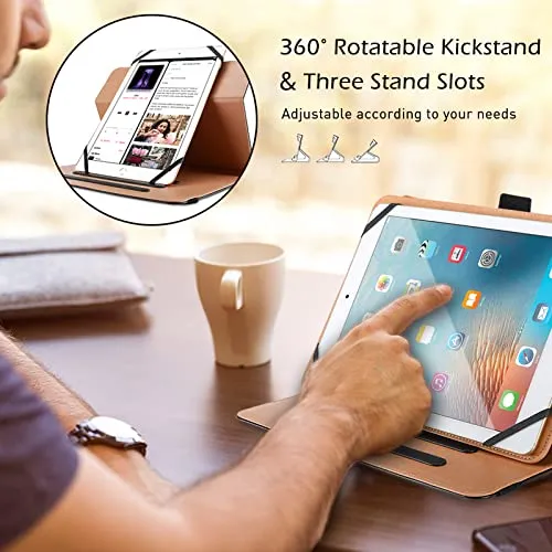 9-10.1" 360 Degree Rotatable Universal Stand Folio Protective Case | ProCase