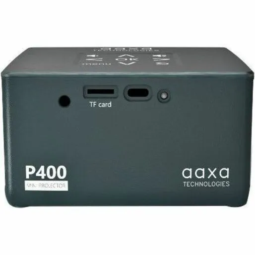 AAXA Technologies P400  Short Throw LED Projector - 16:9 - Space Gray - 1920 x 1080 - Fron