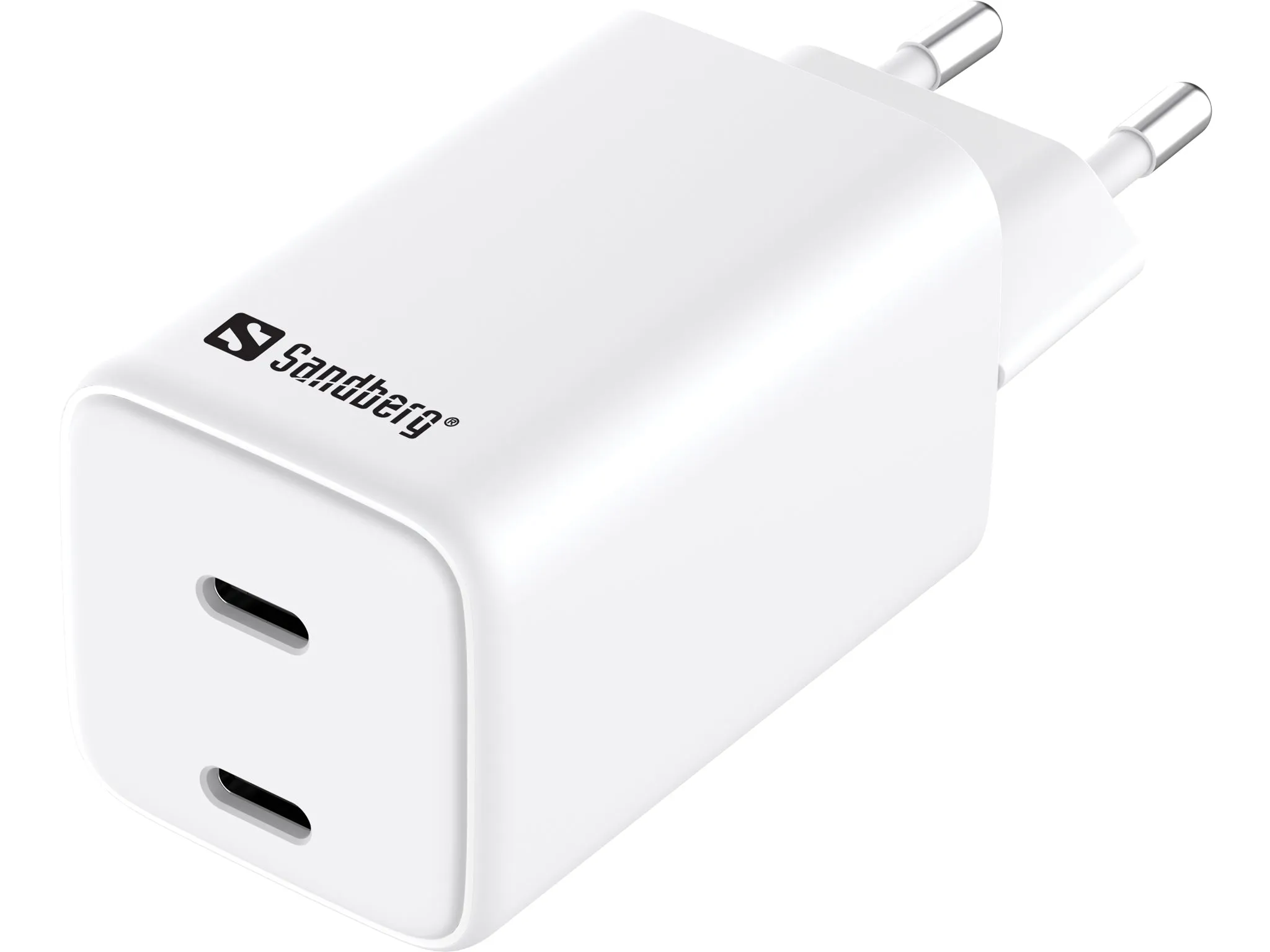 Ac Charger Dual Usb-C Pd65w Eu