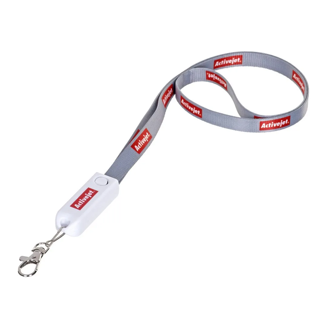 Activejet Lanyard With Charging Cable 3-In-1 Phone Charger