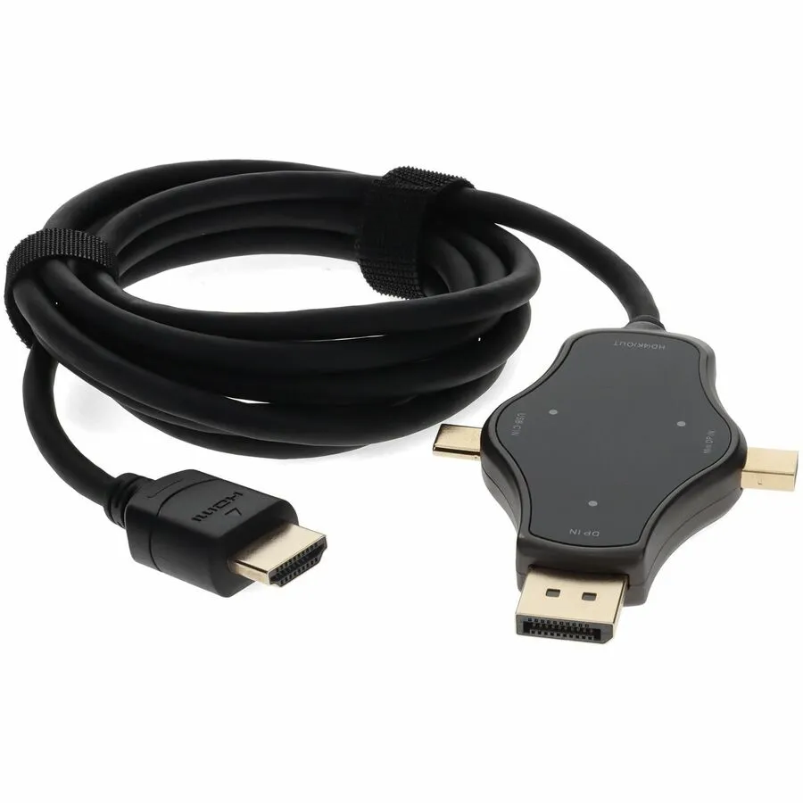 AddOn HDMI/DisplayPort/Mini DisplayPort/USB-C Audio/Video Adapter