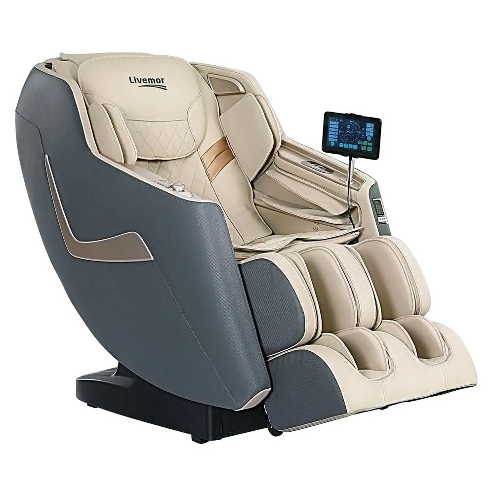 Advanced 3D Electric Massage Chair Recliner, Bluetooth, Livemor