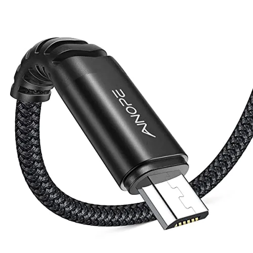 AINOPE Micro USB Cable (Grey, 0.9ft)