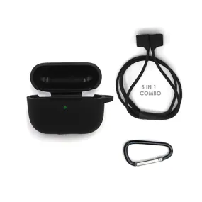 AirPods Pro Case 3 in 1 Combo Pack for AirPods Pro - Black