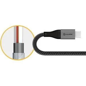 ALOGIC SUPER ULTRA USB 2.0 USB-C TO USB-A CABLE - 1.5M -SPACE GREY