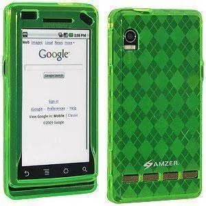 Amzer Hybrid Silicone Skin Jelly Case - Green