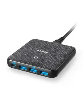 Anker PowerPort ATOM III 4-Port 65W Slim - Black