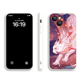 Apple iPhone Series God Tiger Silicone Phone Case