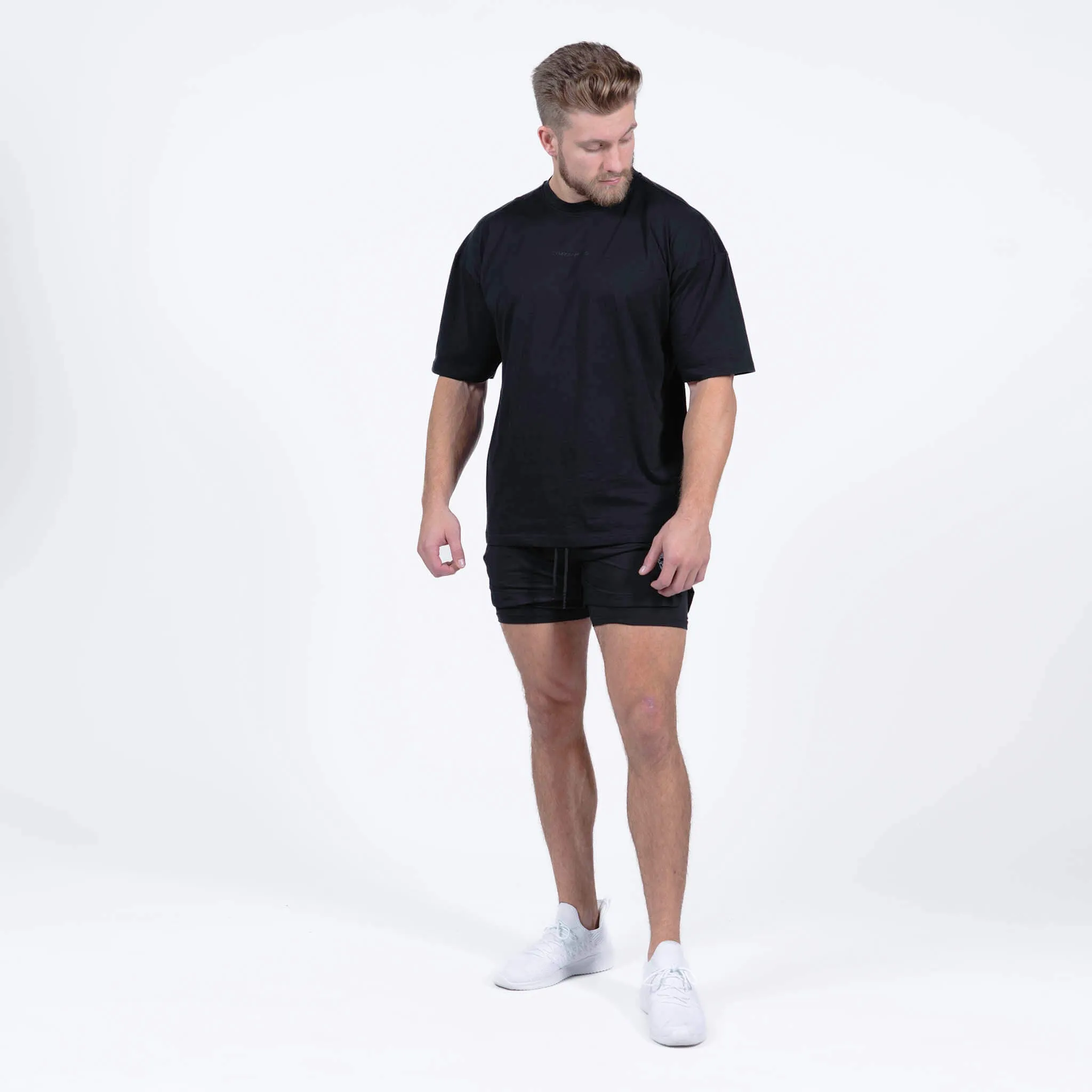 Ascend Box Tee - Black