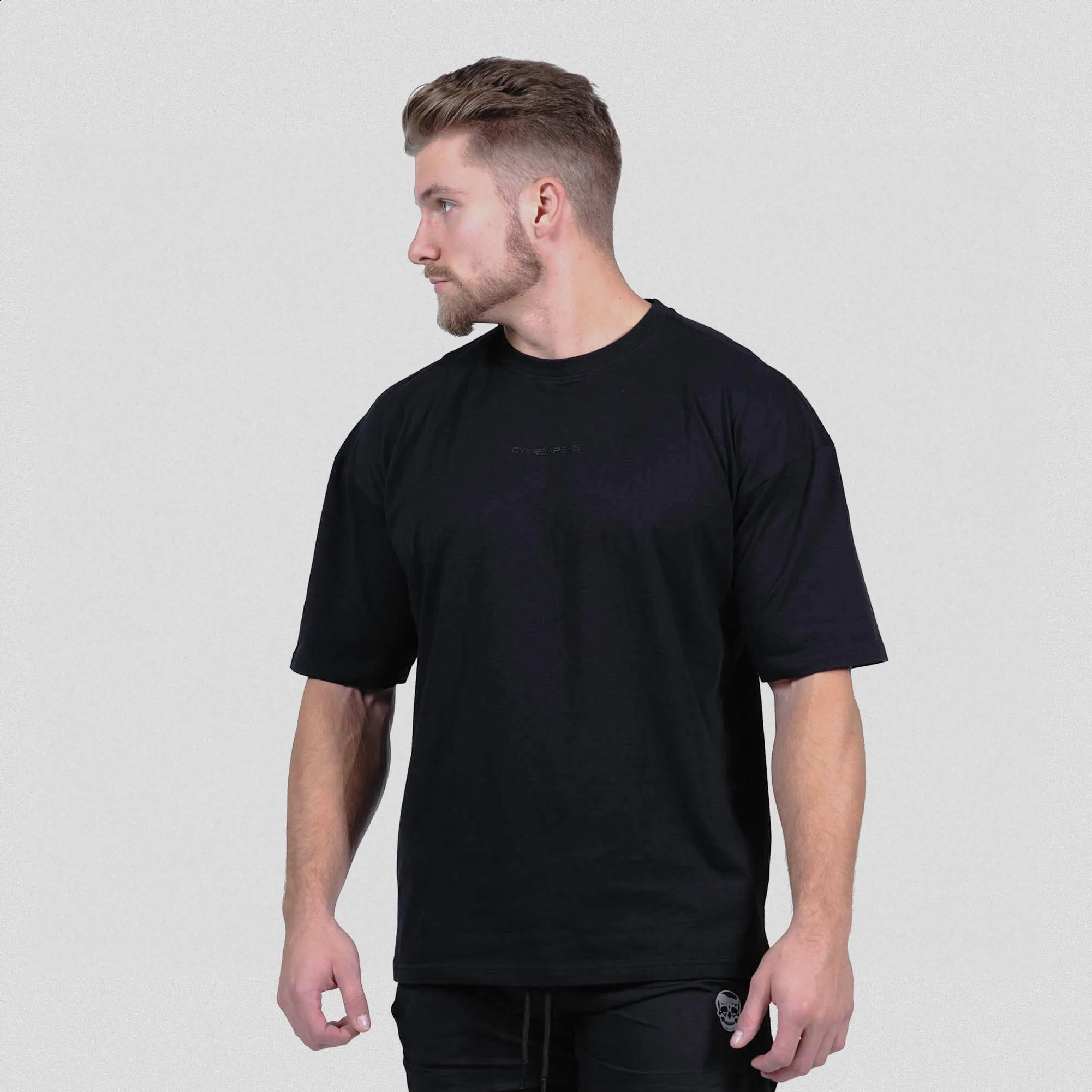 Ascend Box Tee - Black