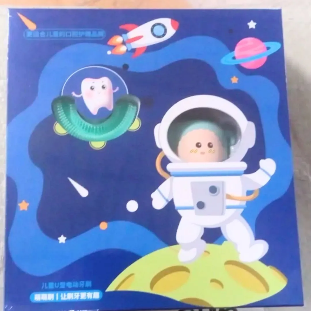 Astronaut-Themed Electric Toothbrush - Oral Hygiene for Toddlers