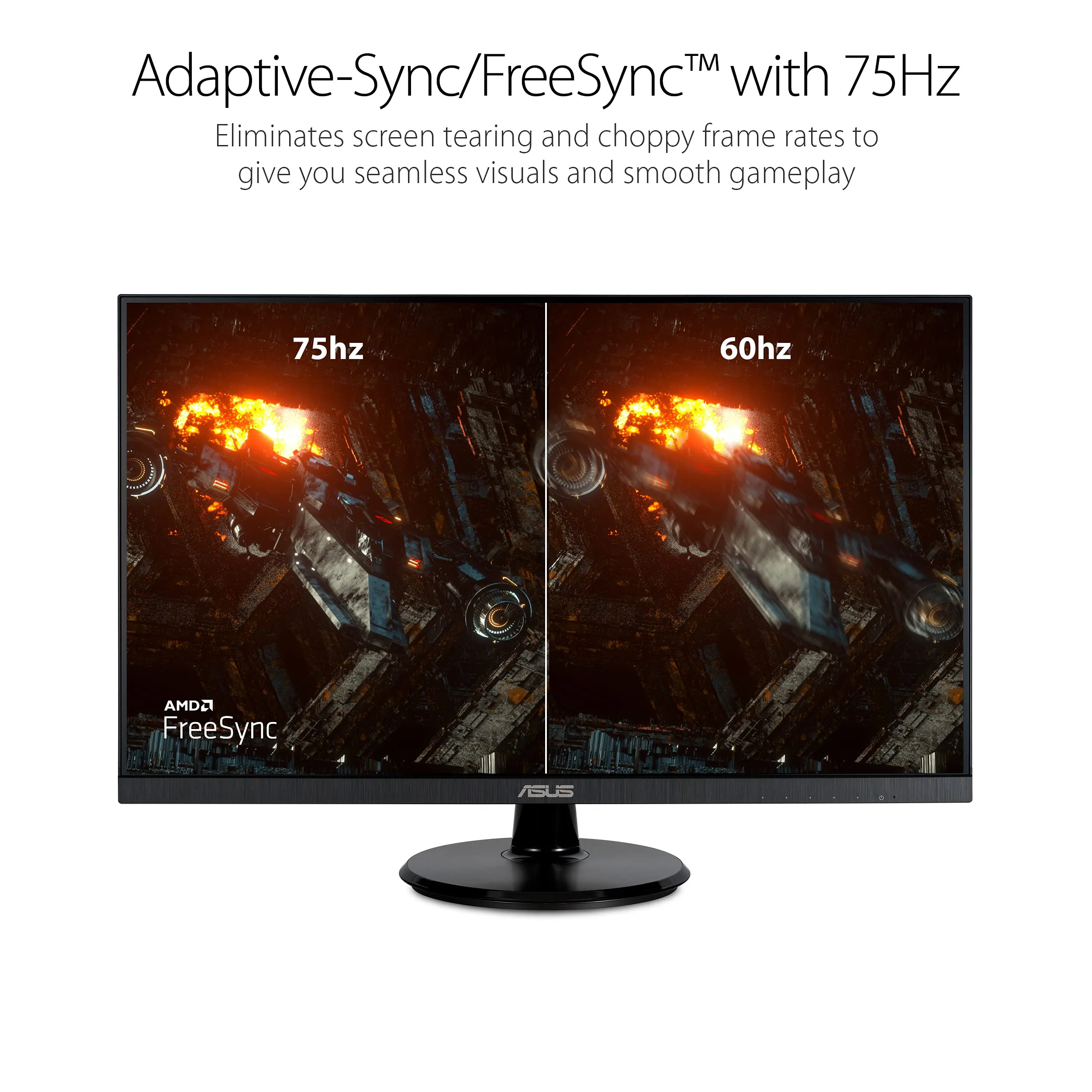 ASUS 27” Full HD IPS 75Hz Monitor with Speakers and Adaptive-Sync