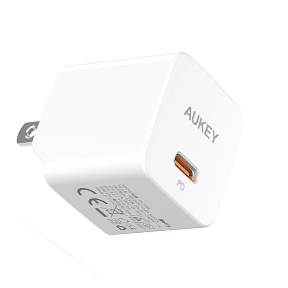 Aukey Wall USB Charger USB-C White