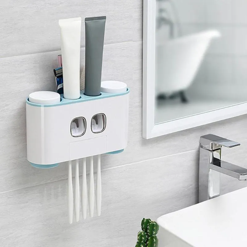 Automatic Toothpaste Dispenser Bathroom Organizer