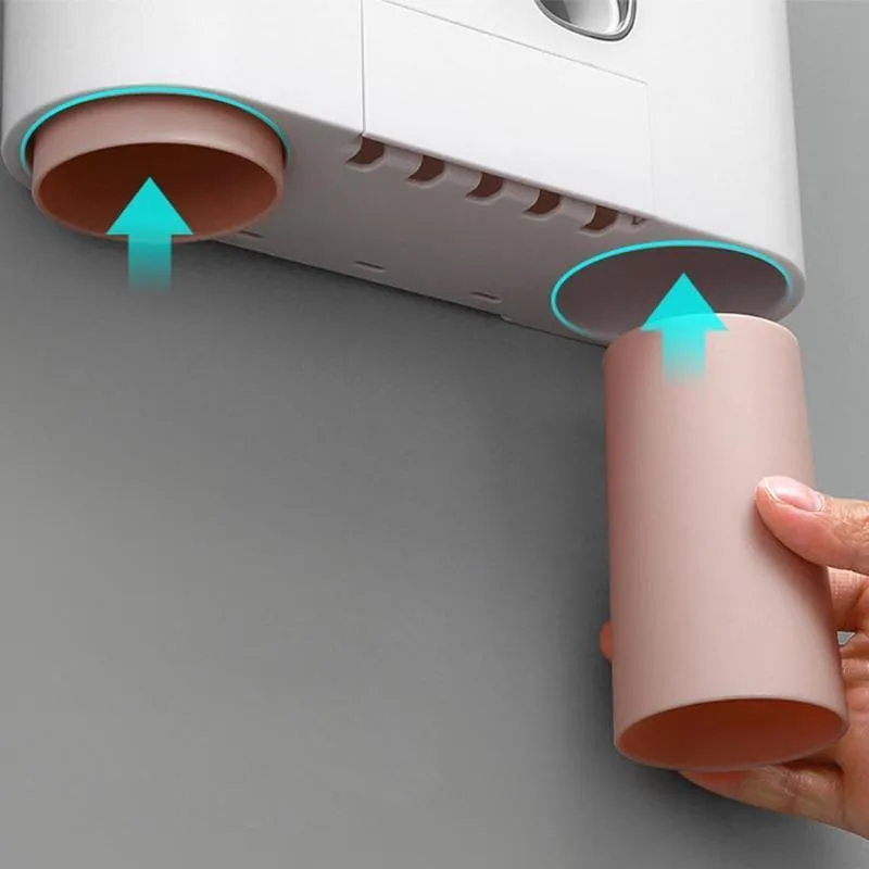 Automatic Toothpaste Dispenser Bathroom Organizer