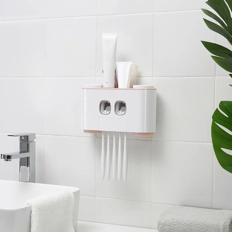 Automatic Toothpaste Dispenser Bathroom Organizer