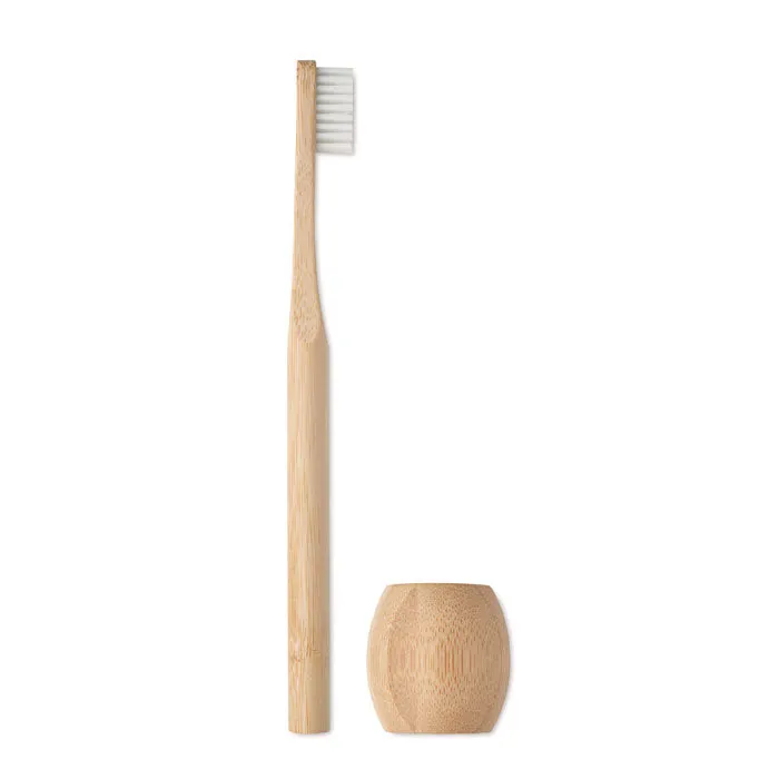 Bamboo Tooth Brush With Stand | KUILA - MO6604