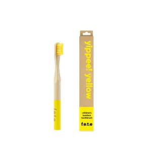 Bamboo Tooth Brush Yippee! Yellow Yellow Child 1 Unit