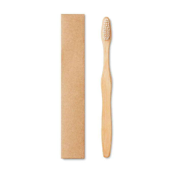 Bamboo Toothbrush In Kraft Box | DENTOBRUSH - MO9877