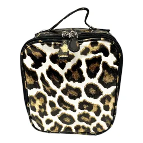 Bari Lynn Black & White Leopard Lunch Box