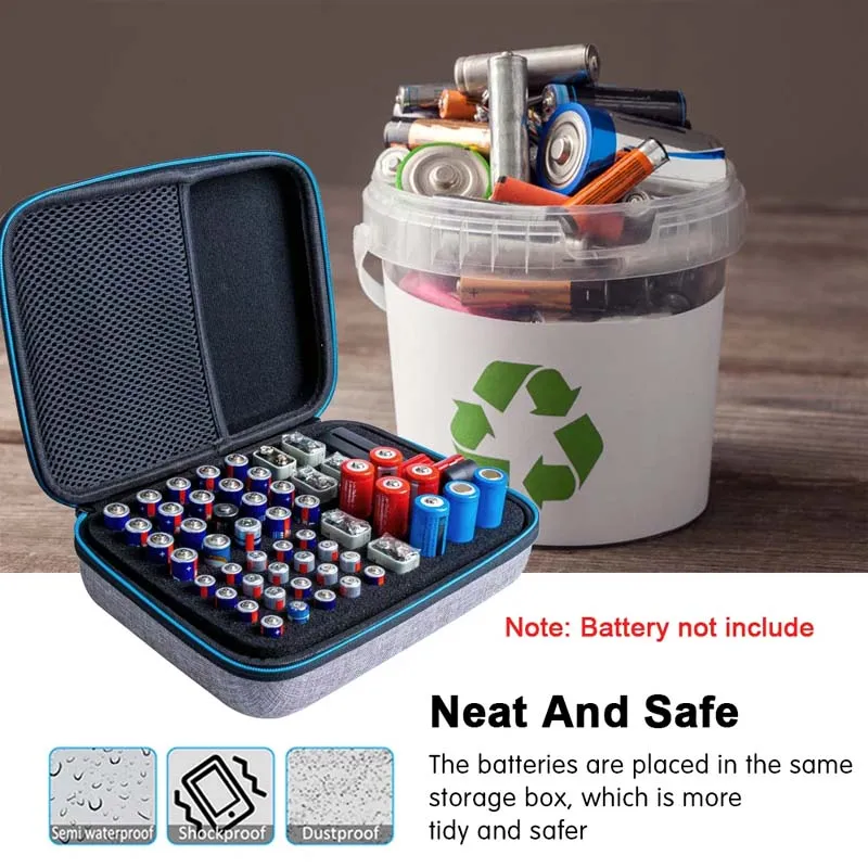 Battery Tester with Portable Storage Protective Case Box