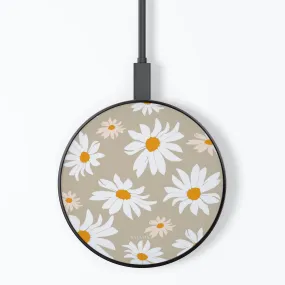 Beige Daisy Wireless Charger