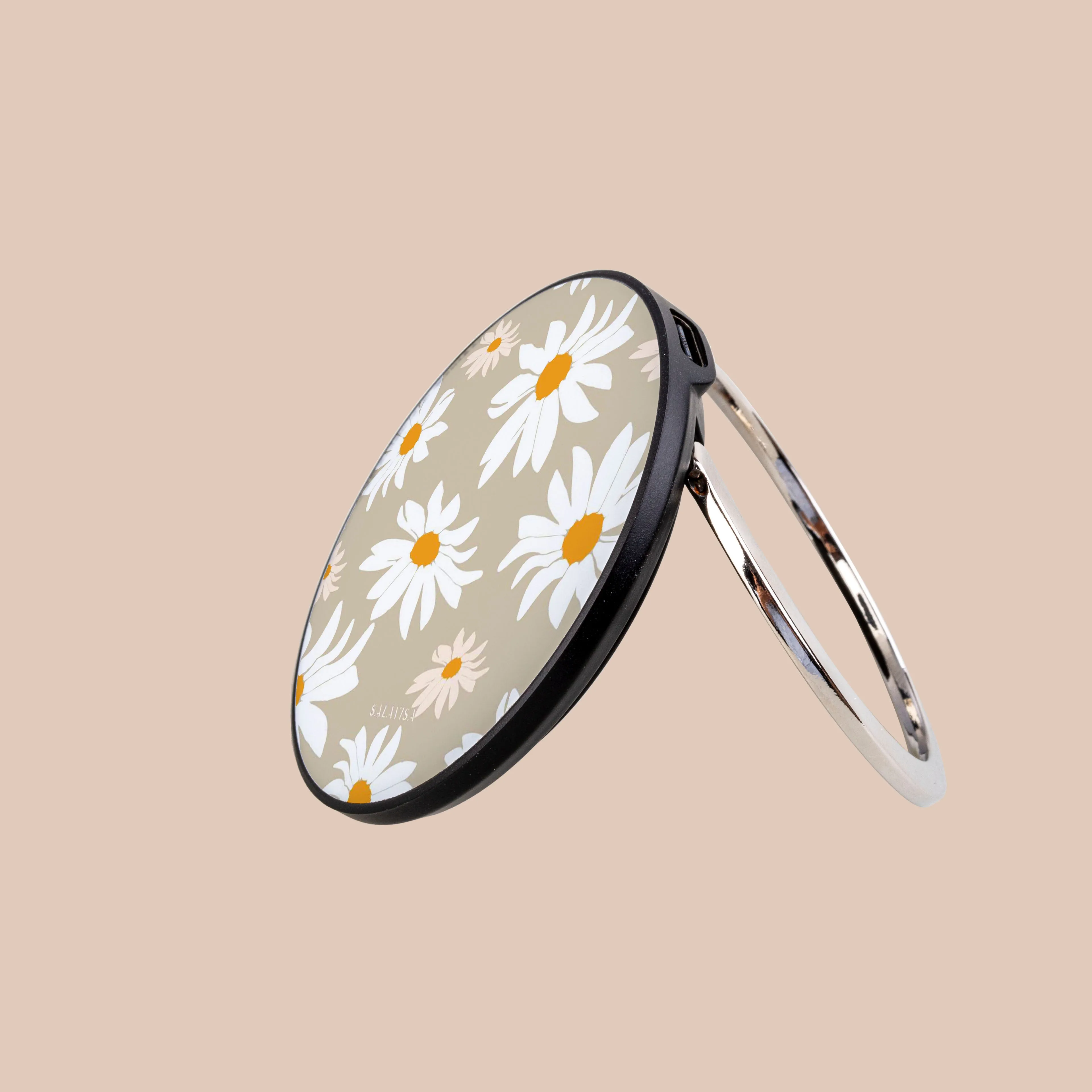 Beige Daisy Wireless Charger