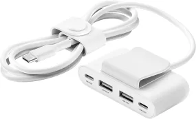 Belkin Boost Charge 4 Port USB Power Extender White - BUZ001bt2MWHB7