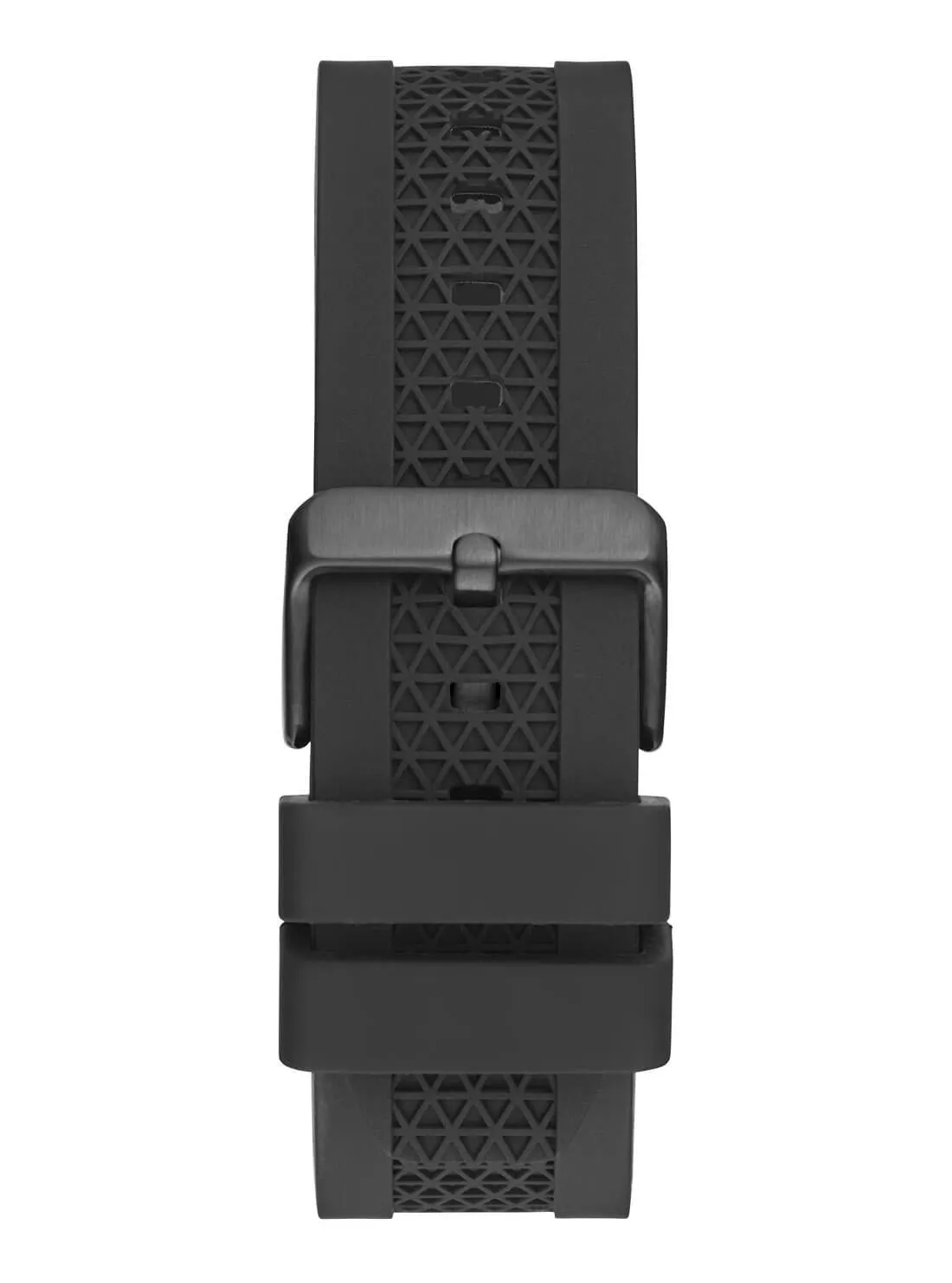 Black Network Silicone Watch