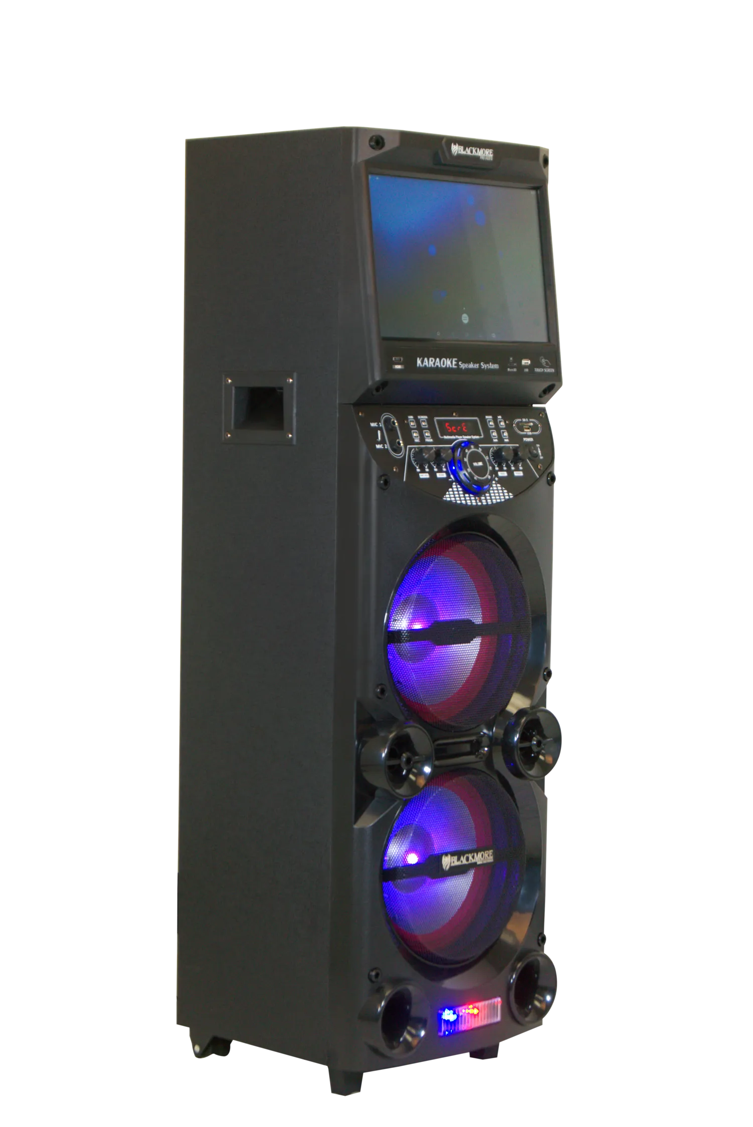 Blackmore BLS-5217BT 2x10" Karaoke Speaker System with 14" Touch screen