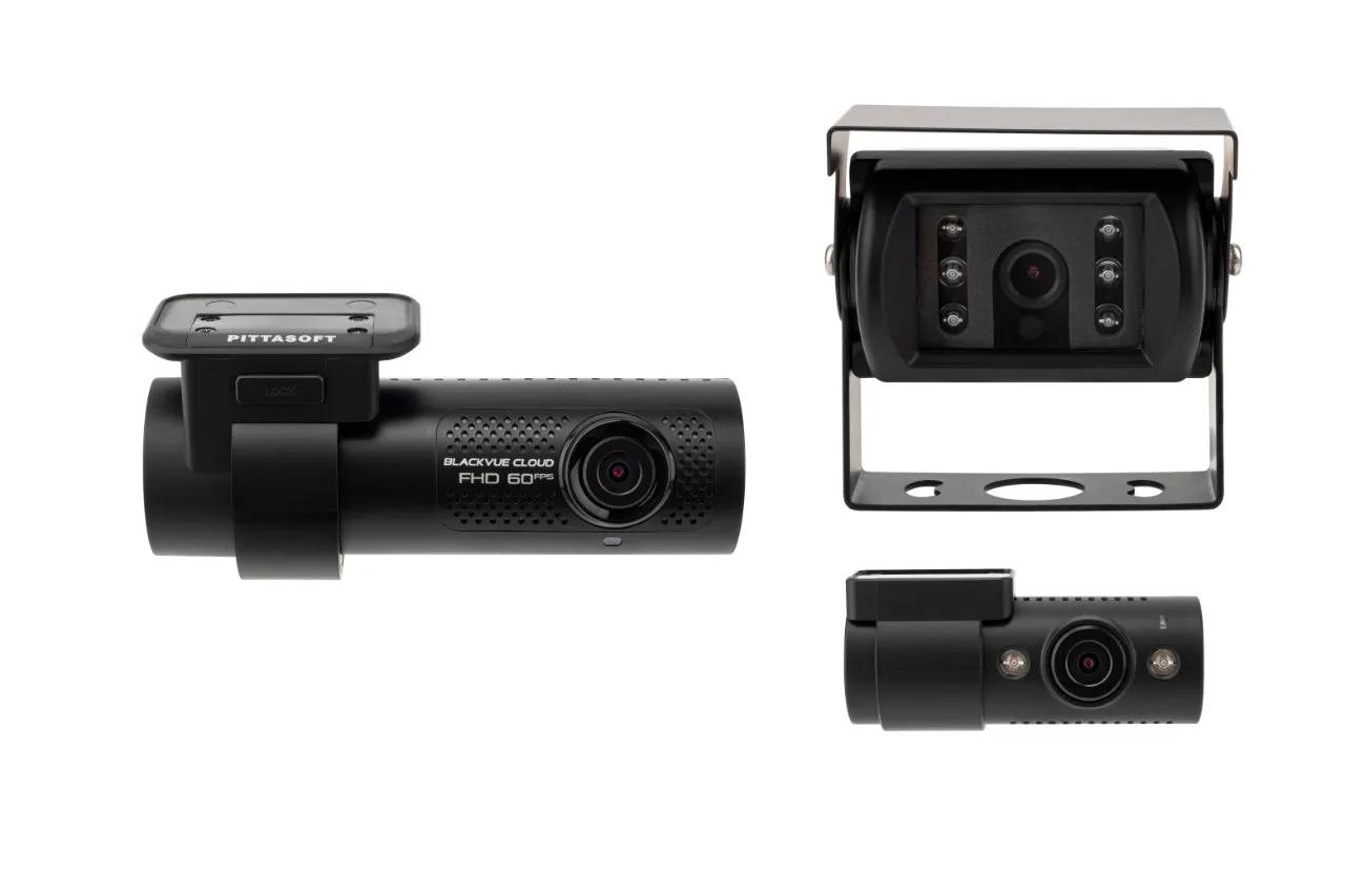 BlackVue DR750X-3CH Truck Plus 256GB Triple Channel Dash Cam (Front, Rear, Cabin) (Delivery Only)