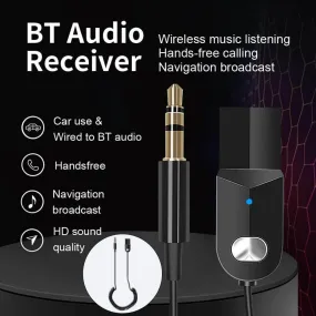 Bluetooth Built-in Microphone Bluetooth Receiver AUX