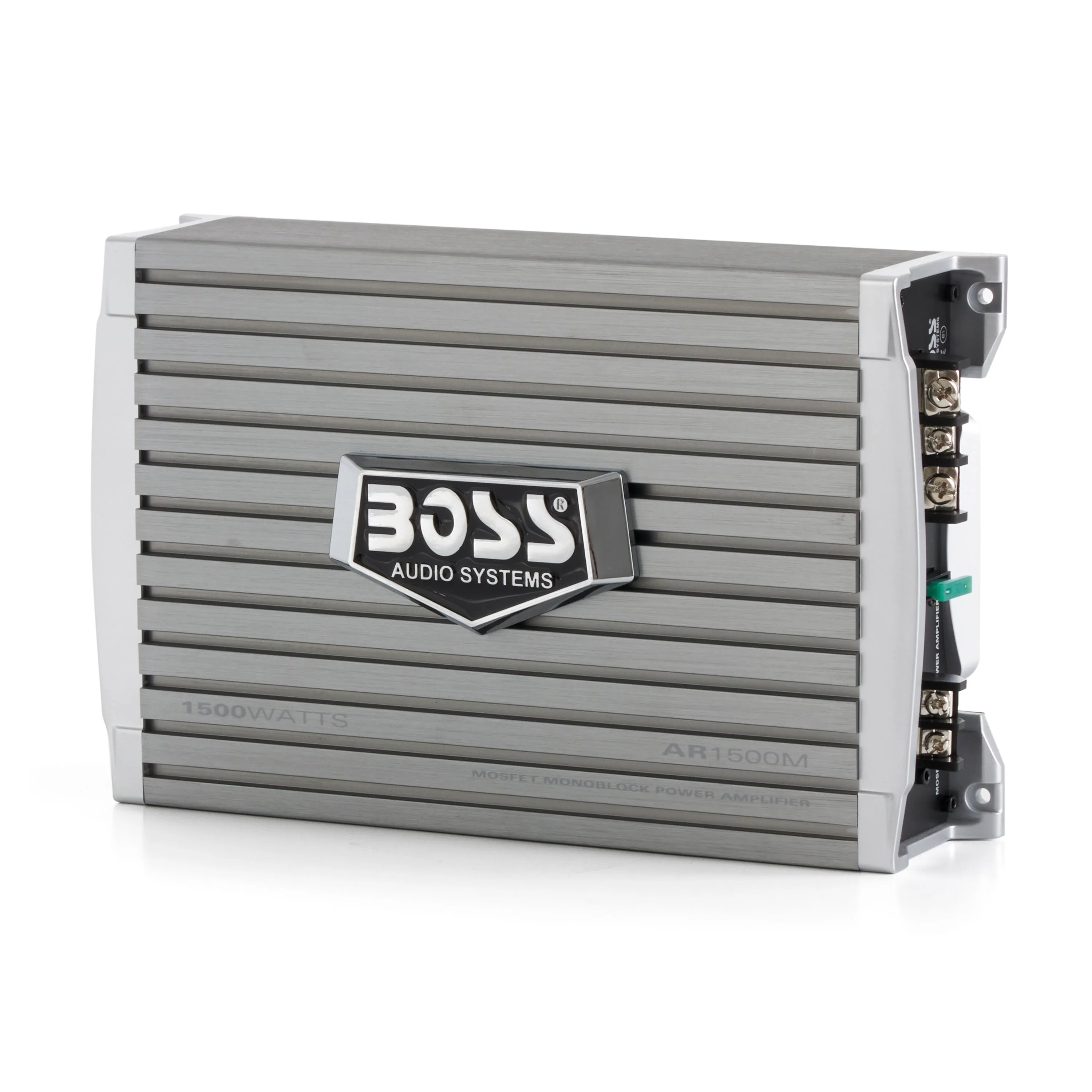 Boss Audio AR1500M 1500W Mono A/B MOSFET Power Car Amplifier   Remote (2 Pack)