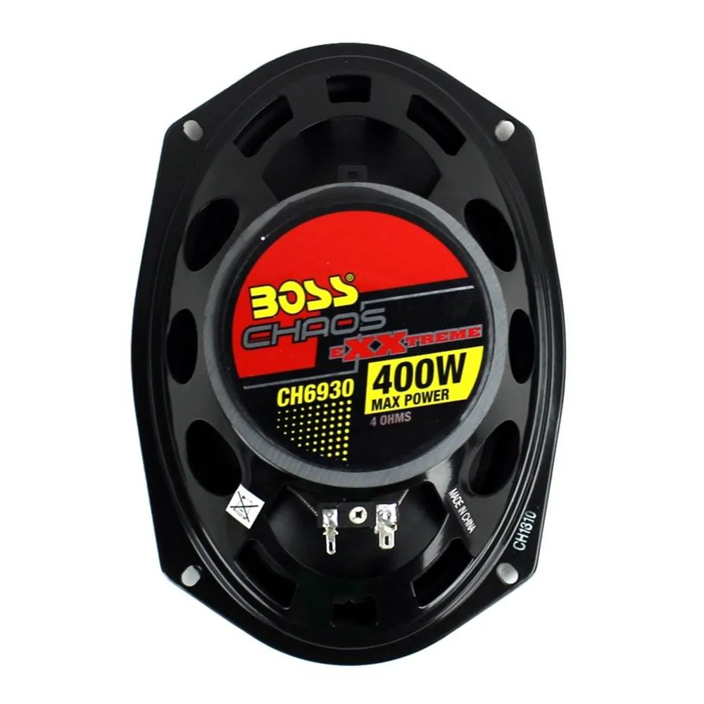 Boss Audio CH6930 Chaos Exxtreme 6x9" 3 Way 400 Watt Car Audio Speakers, Pair