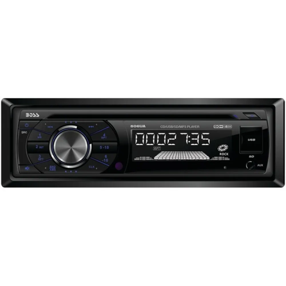 BOSS Audio Systems 506UA Single-DIN In-Dash CD AM/FM/MP3 Receiver