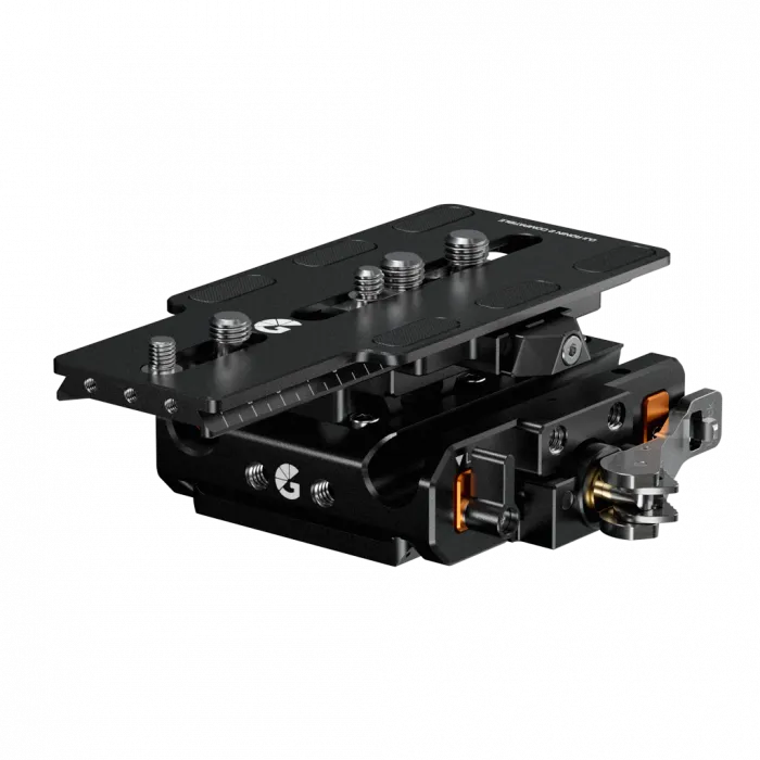 Bright Tangerine LeftField 3 QR Baseplate (DJI Ronin 2) for RED V-RAPTOR