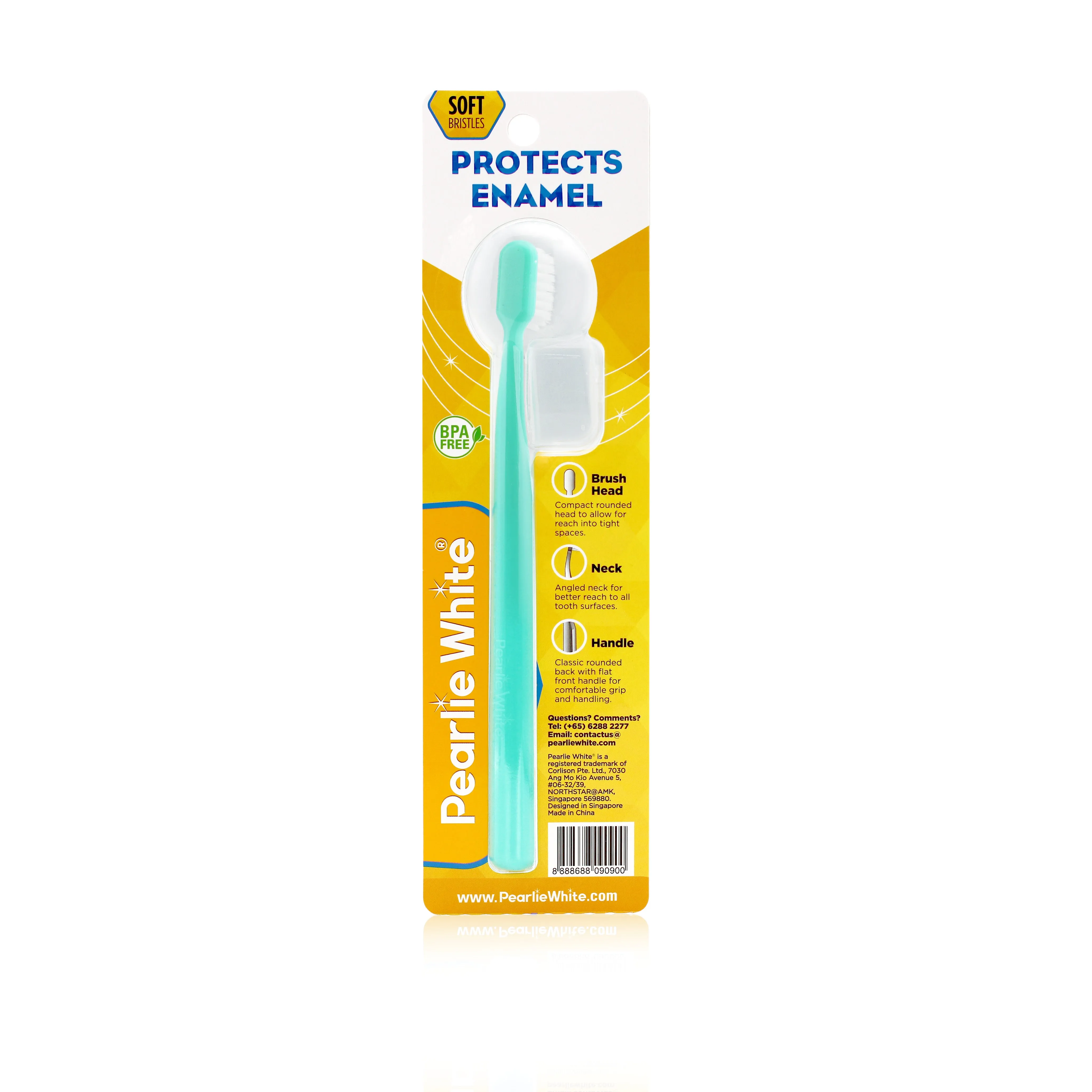 BrushCare Enamel Protect Adult Soft Toothbrush Triple Pack