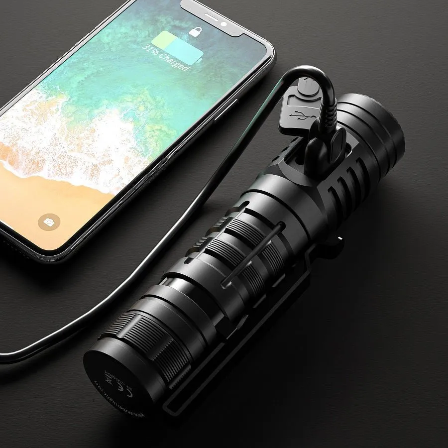 C2 2000 Lumen Power Bank Flashlight