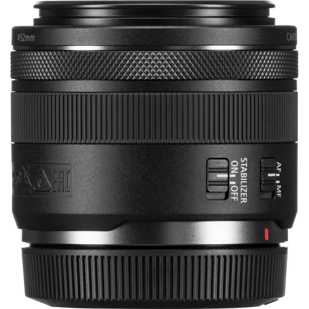 Canon RF 35mm f/1.8 IS Macro STM Lens, Black