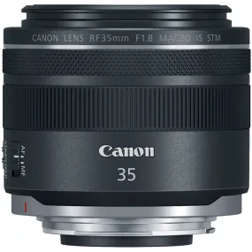 Canon RF 35mm f/1.8 IS Macro STM Lens, Black